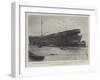 Original Method of Raising a Wreck by Floating a Vessel Within the Hull at Boston Deeps-null-Framed Giclee Print