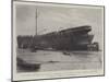 Original Method of Raising a Wreck by Floating a Vessel Within the Hull at Boston Deeps-null-Mounted Giclee Print