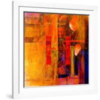 Original Oil Painting,Oil and Mixed Media on Canvas-Laurin Rinder-Framed Photographic Print