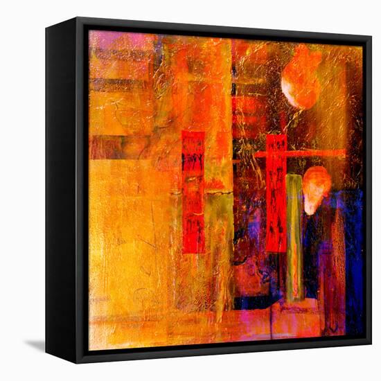 Original Oil Painting,Oil and Mixed Media on Canvas-Laurin Rinder-Framed Stretched Canvas