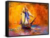 Original Oil Painting on Canvas-Sail Boat-Modern Impressionism by Nikolov-Ivailo Nikolov-Framed Stretched Canvas