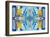 Original Oil Painting Rorschach Abstract-null-Framed Art Print