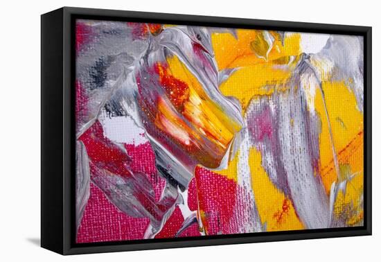 Original Oil Painting-null-Framed Stretched Canvas