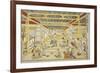 Original Perspective Picture of the Fashionable Seven Gods of Good Fortune , 1740s-Okumura Masanobu-Framed Giclee Print