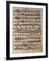 Original Piano Sheet Music-Giovanni Battista Somis-Framed Giclee Print