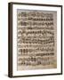 Original Piano Sheet Music-Giovanni Battista Somis-Framed Giclee Print