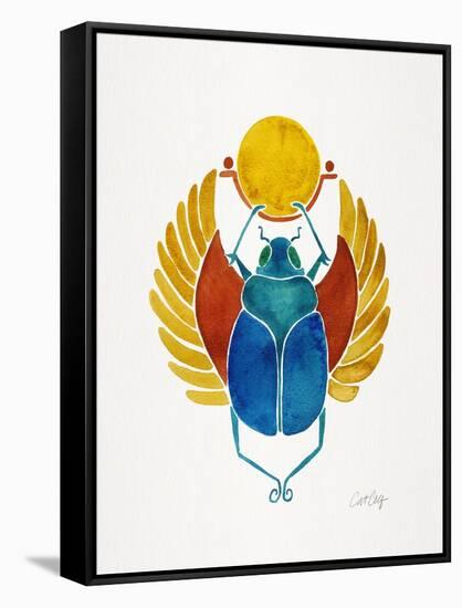 Original Scarab-Cat Coquillette-Framed Stretched Canvas
