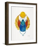 Original Scarab-Cat Coquillette-Framed Art Print