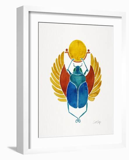 Original Scarab-Cat Coquillette-Framed Art Print