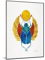 Original Scarab-Cat Coquillette-Mounted Art Print