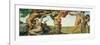 Original Sin, Ceiling Frescoes after Restoration-Michelangelo Buonarroti-Framed Giclee Print