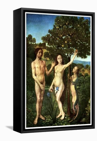 Original Sin: the Fall of Adam and Eve, C1467-1468-Hugo van der Goes-Framed Stretched Canvas