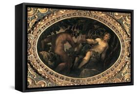 Original Sin-Tintoretto-Framed Stretched Canvas