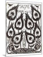 Original Sketch for the Cover of "Salome" by Oscar Wilde circa 1894-Aubrey Beardsley-Mounted Giclee Print