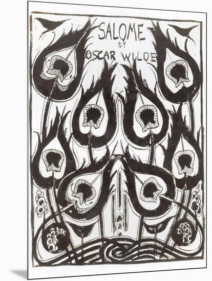 Original Sketch for the Cover of "Salome" by Oscar Wilde circa 1894-Aubrey Beardsley-Mounted Giclee Print