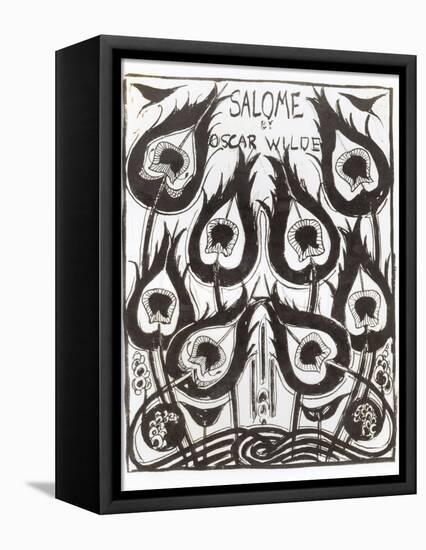 Original Sketch for the Cover of "Salome" by Oscar Wilde circa 1894-Aubrey Beardsley-Framed Stretched Canvas
