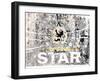 Original Star, 2018 (Collage on Canvas)-Teis Albers-Framed Giclee Print