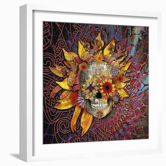 Origins Botaniskull-Fusion Idol Arts-Framed Giclee Print