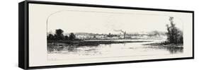 Orillia, from the Narrows, Canada, Nineteenth Century-null-Framed Stretched Canvas