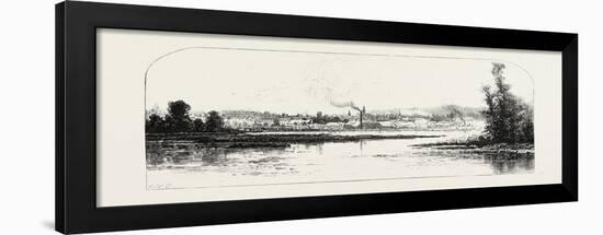 Orillia, from the Narrows, Canada, Nineteenth Century-null-Framed Giclee Print