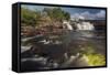 Orinduik Falls, Potaro-Siparuni Region, Brazil, Guyana Border, Guyana-Pete Oxford-Framed Stretched Canvas