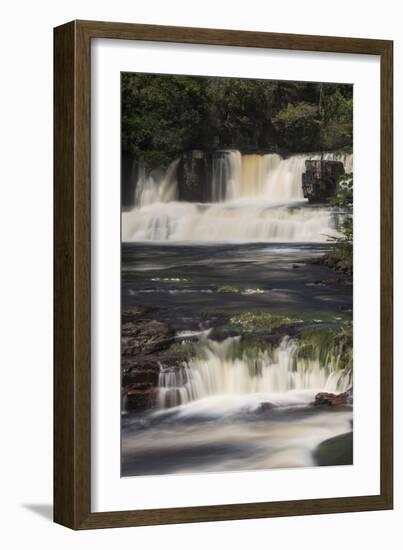 Orinduik Falls, Potaro-Siparuni Region, Brazil, Guyana Border, Guyana-Pete Oxford-Framed Photographic Print