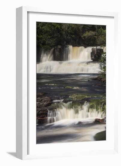 Orinduik Falls, Potaro-Siparuni Region, Brazil, Guyana Border, Guyana-Pete Oxford-Framed Photographic Print