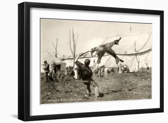 Oringtons, Circus Acrobats, 1915-null-Framed Art Print