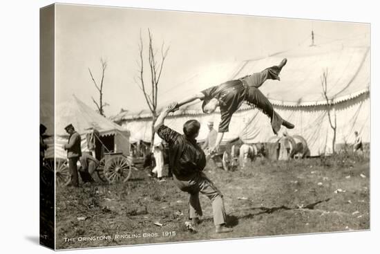 Oringtons, Circus Acrobats, 1915-null-Stretched Canvas