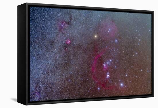 Orion and Monoceros Region-null-Framed Stretched Canvas