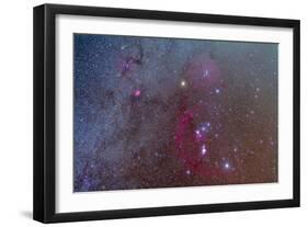 Orion and Monoceros Region-null-Framed Photographic Print