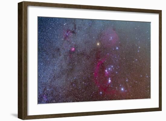 Orion and Monoceros Region-null-Framed Photographic Print