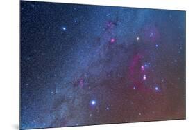 Orion and the Winter Triangle Stars-null-Mounted Photographic Print