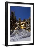 Orion Constellation Above Mount Fairview, Alberta, Canada-null-Framed Photographic Print