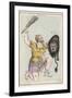 Orion Giant Hunter Clubbing a Lion-Sidney Hall-Framed Photographic Print