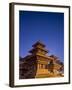 Orion in Sky at Dawn Above Pagoda Temple, Unesco World Heritage Site, Nepal-Don Smith-Framed Photographic Print