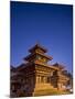 Orion in Sky at Dawn Above Pagoda Temple, Unesco World Heritage Site, Nepal-Don Smith-Mounted Photographic Print