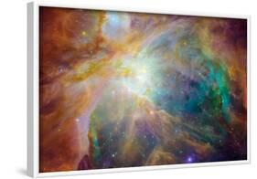 Orion Nebula Space Photo Art Poster Print-null-Framed Poster