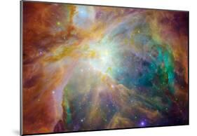 Orion Nebula Space Photo Art Poster Print-null-Mounted Poster