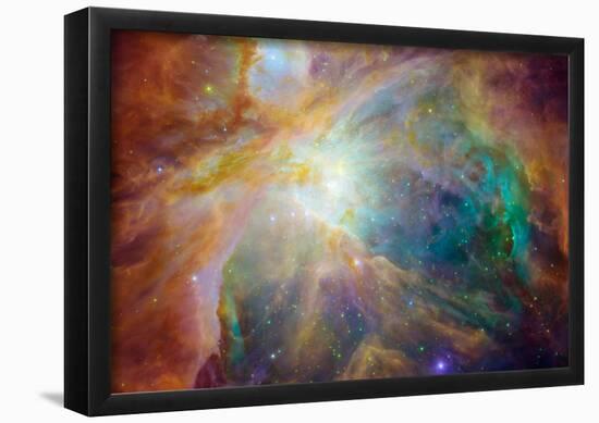 Orion Nebula Space Photo Art Poster Print-null-Framed Poster