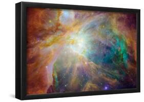 Orion Nebula Space Photo Art Poster Print-null-Framed Poster