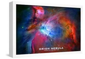 Orion Nebula Text Space Photo Poster Print-null-Framed Poster