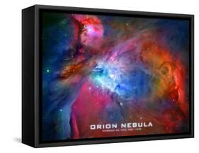 Orion Nebula Text Space Photo Poster Print-null-Framed Stretched Canvas