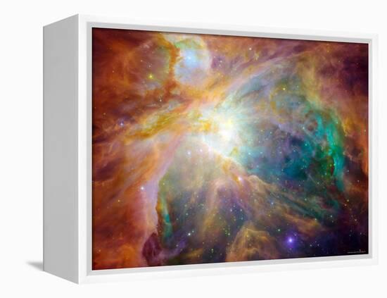 Orion Nebula-Stocktrek Images-Framed Stretched Canvas