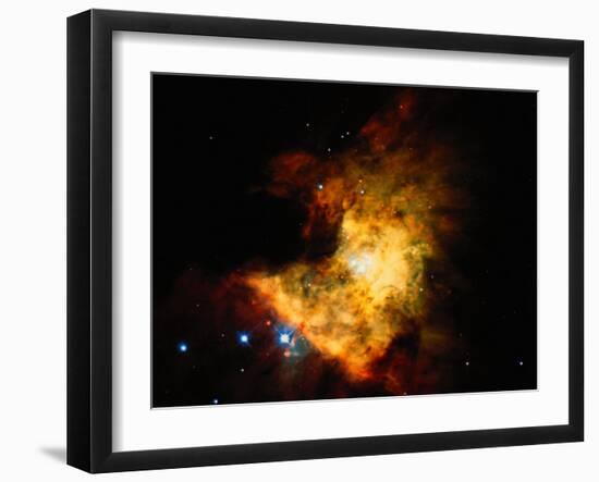 Orion Nebula-Terry Why-Framed Photographic Print