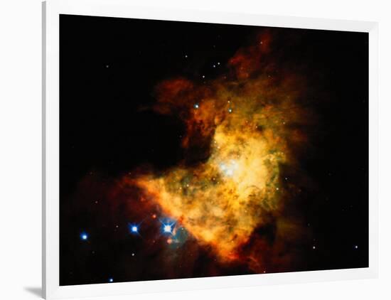 Orion Nebula-Terry Why-Framed Photographic Print