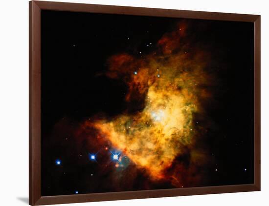 Orion Nebula-Terry Why-Framed Photographic Print