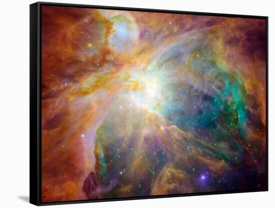 Orion Nebula-Stocktrek Images-Framed Stretched Canvas