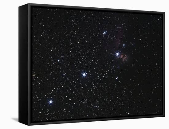 Orion's Belt, Horsehead Nebula And Flame Nebula-Stocktrek Images-Framed Stretched Canvas
