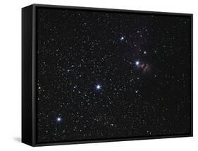 Orion's Belt, Horsehead Nebula And Flame Nebula-Stocktrek Images-Framed Stretched Canvas